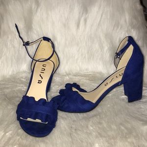 Blue heels